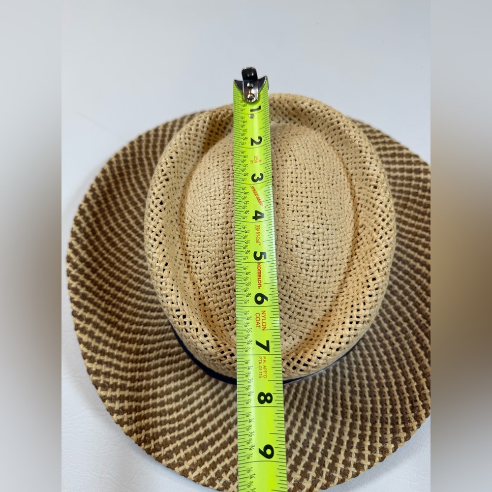 Vintage Nascar 100% paper straw hat, one size, ISC - Picture 11 of 12